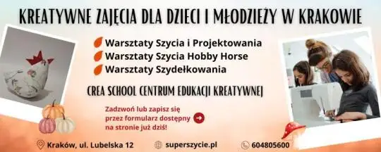 Kreatywne warsztaty wakacyjne dla dzieci w Crea School w Krakowie