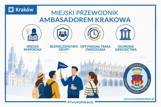 Miejski przewodnik – ambasador Krakowa: zawód bez licencji, ale z tradycją