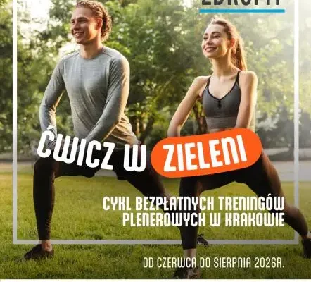 Bezpłatne fitness w krakowskich parkach – Ćwicz w zieleni 2026