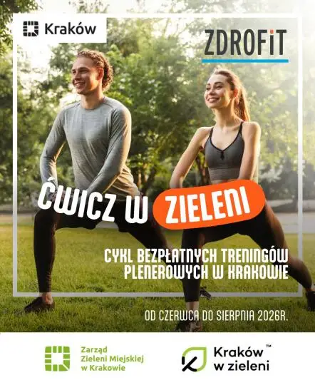 Bezpłatne fitness w krakowskich parkach – ruszają letnie zajęcia