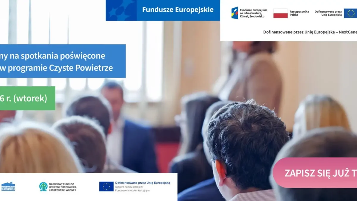 Zmiany w programie Czyste Powietrze – spotkania informacyjne 14 lipca
