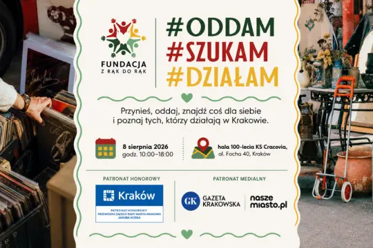 Krakowska grupa „Oddam za darmo” wychodzi w real – wielkie wydarzenie 8 sierpnia