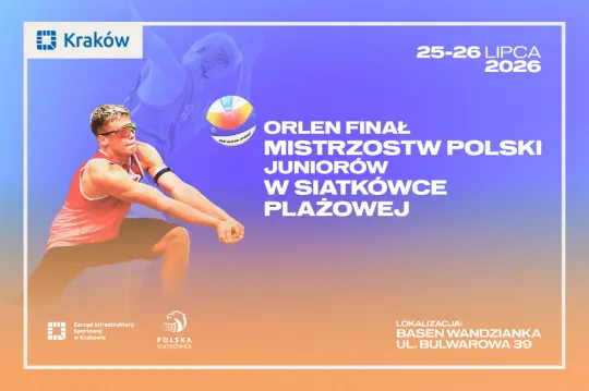ORLEN Finał Mistrzostw Polski Juniorów w siatkówce plażowej w Krakowie już w weekend