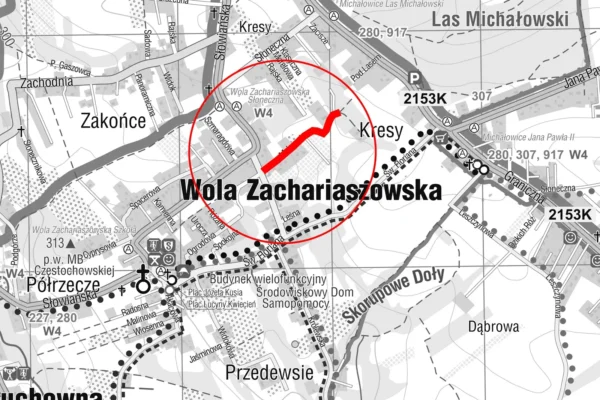 Wola Zachariaszowska: przebudowa ul. Malowniczej od 21 sierpnia – utrudnienia i zamknięcie drogi