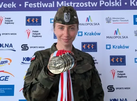 Klaudia Zwolińska zdobywa sześć medali na Mistrzostwach Polski w Krakowie