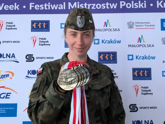 Klaudia Zwolińska zdobywa sześć medali na Mistrzostwach Polski w Krakowie