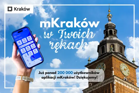 mKraków: 200 tys. użytkowników i nowe funkcje w miejskiej aplikacji