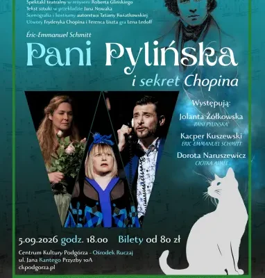 Spektakl „Pani Pylińska i sekret Chopina” już 5 września w Centrum Kultury Podgórza
