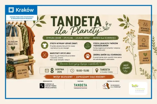 „Tandeta dla Planety” – ekologiczne wydarzenie na krakowskim Targowisku Tandeta