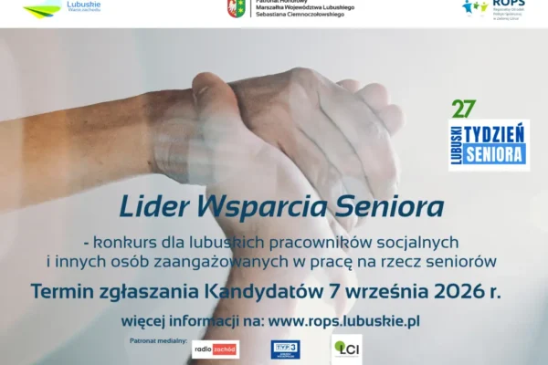 Konkurs „Lider Wsparcia Seniora” – 1000 zł dla działających na rzecz seniorów