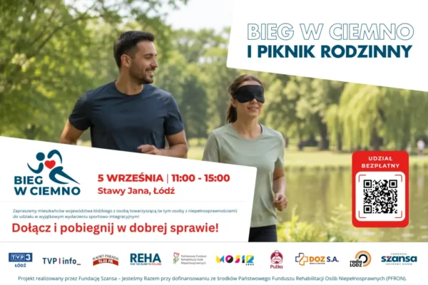 Bieg w ciemno w Łodzi – nietypowa integracja nad Stawami Jana
