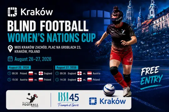 Kraków gospodarzem Women’s Nations Cup w blind footballu kobiet