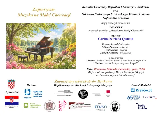 Koncert na zakończenie wakacji w Parku Mała Chorwacja w Krakowie