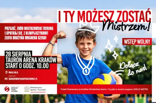 Spotkanie z legendami siatkówki w TAURON Arenie – zaproszenie dla młodych fanów