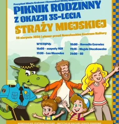 Rodzinny piknik i koncerty na 35-lecie straży miejskiej w Krakowie
