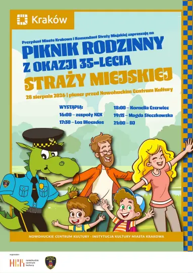 Rodzinny piknik i koncerty na 35-lecie straży miejskiej w Krakowie