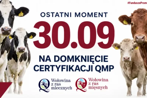 Certyfikat QMP — rolnicy mają czas tylko do 30 września 2026 r.