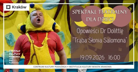 Teatr Otwarty zaprasza na spektakl „Trąba Słonia Salomona” w Klubie Piaskownica