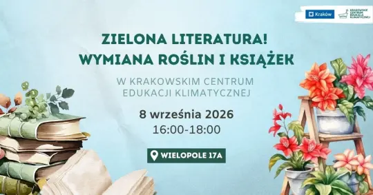 Wrześniowa wymiana roślin i książek w Krakowie – Zielona literatura