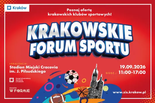 Krakowskie Forum Sportu 2026 – sportowa oferta miasta w jednym miejscu