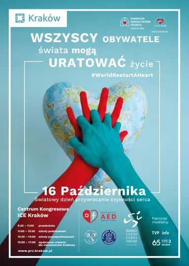 Światowy Dzień Przywracania Czynności Serca w Krakowie – bezpłatne szkolenie z pierwszej pomocy
