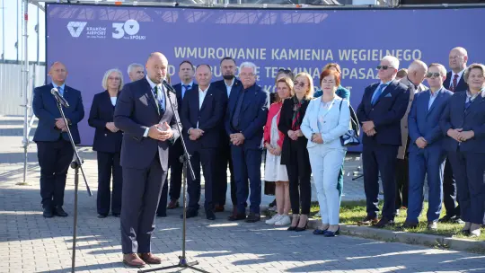 Kraków Airport z nowym terminalem T6 – kamień węgielny wmurowany