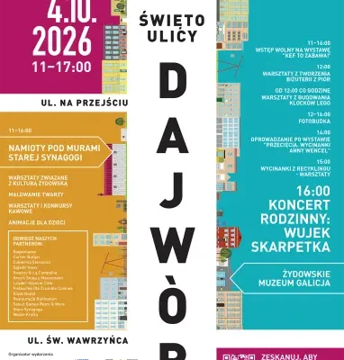 Święto ulicy Dajwór w Krakowie już 4 października