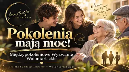 Słupsk: seniorzy i uczniowie razem w wolontariacie. Rusza projekt „Pokolenia mają moc!”