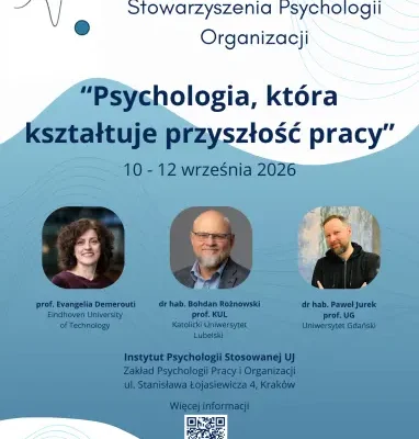 VII Zjazd Psychologii Organizacji w Krakowie: AI, zdrowie psychiczne i praca zdalna
