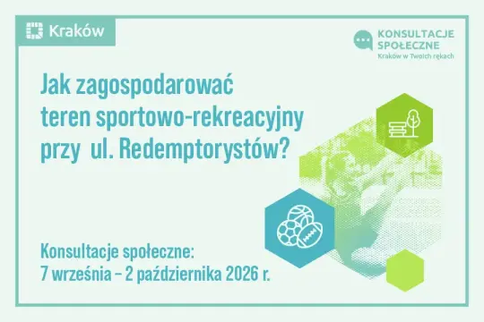 Konsultacje społeczne w Krakowie: Jak zagospodarować teren przy ul. Redemptorystów?