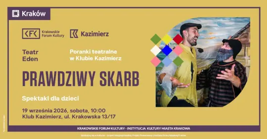 „Prawdziwy skarb” – teatralna przygoda dla dzieci w Klubie Kazimierz