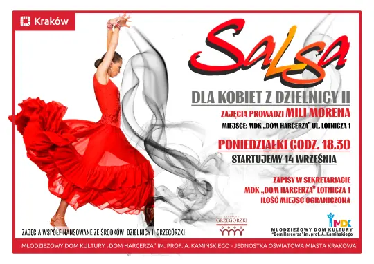 Salsa dla mieszkanek Grzegórzek – start już 14 września