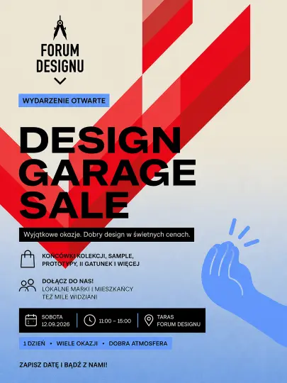 Design Garage Sale na tarasie Forum Designu – wyprzedaż designu i lokalnych perełek