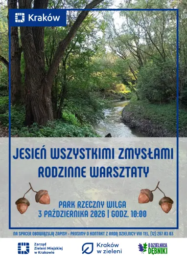 Jesień wszystkimi zmysłami – rodzinne warsztaty w Parku Rzecznym Wilga