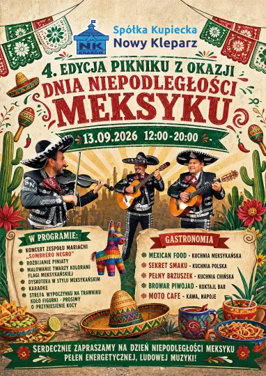 Meksykańskie rytmy na Nowym Kleparzu – piknik z okazji Día de la Independencia