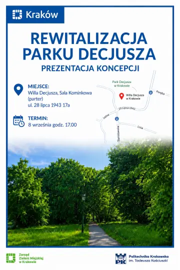 Spotkanie w Willi Decjusza: mieszkańcy poznają zaktualizowaną koncepcję rewitalizacji parku