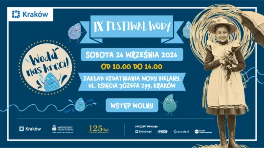 IX Festiwal Wody w Krakowie – przenieś się do 1901 roku