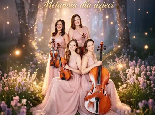 Muzyczne przedszkolaki – koncert czterech smyczków w Dworku Białoprądnickim