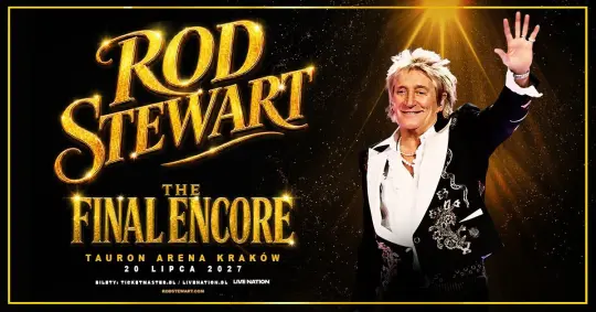 Rod Stewart ogłasza pożegnalną trasę. Zagra w Krakowie w 2027 roku