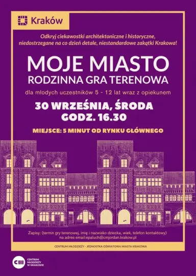Gra terenowa dla dzieci w Krakowie – zapisy do 27 września