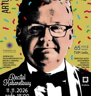 Artur Andrus wystąpi charytatywnie w Nowohuckim Centrum Kultury