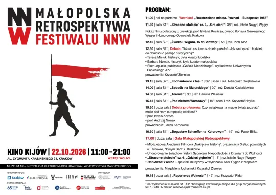 Finał Małopolskiej Retrospektywy Festiwalu NNW w Kinie Kijów