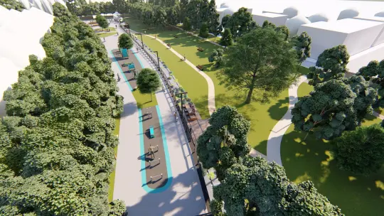 Park przy Forcie w Bronowicach przejdzie metamorfozę. Nowe boisko, wybieg dla psów i strefa relaksu