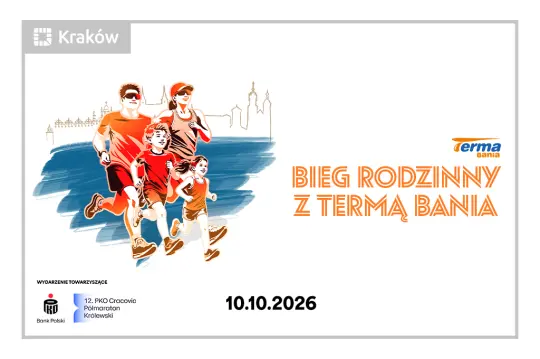 Bieg Rodzinny z Termą Bania – 10 października w Parku Lotników Polskich