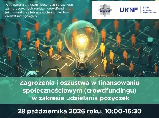 Webinarium KNF: jak nie dać się oszukać w crowdfundingu?
