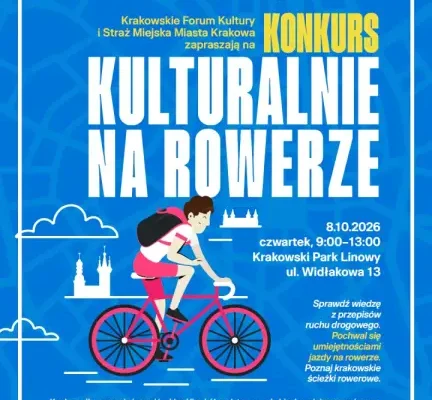 Kraków: uczniowie klas VI zmierzą się w konkursie „Kulturalnie na rowerze”