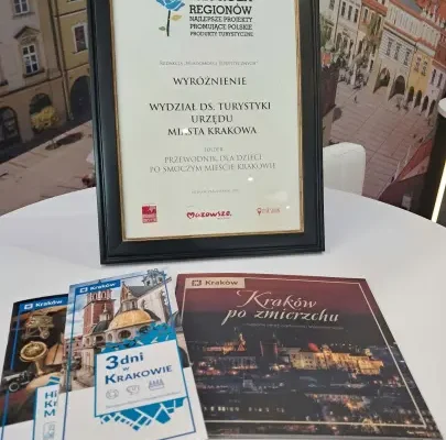 Krakowski przewodnik dla dzieci wyróżniony w konkursie Róża Regionów