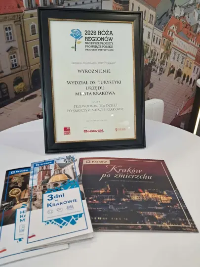 Krakowski przewodnik dla dzieci wyróżniony w konkursie Róża Regionów