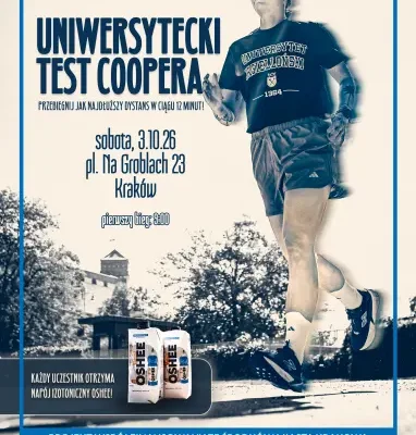 Uniwersytecki Test Coopera w Krakowie – sprawdź swoją wydolność już 3 października